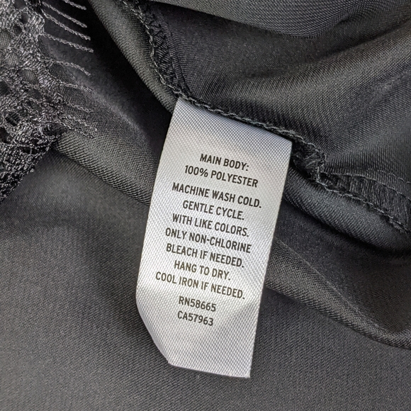 Chelsea 28 Black Lace Trim Slip Skirt - Picture 5 of 5